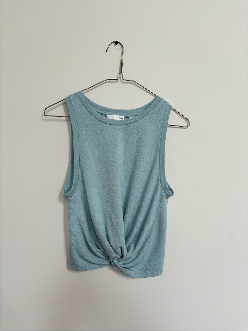 Wilfred Twist-Front Tank Top - Soft Blue